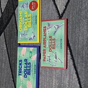 DOLLAR BILLS Paper Airplanes Tricks Origami Books - Price Firm